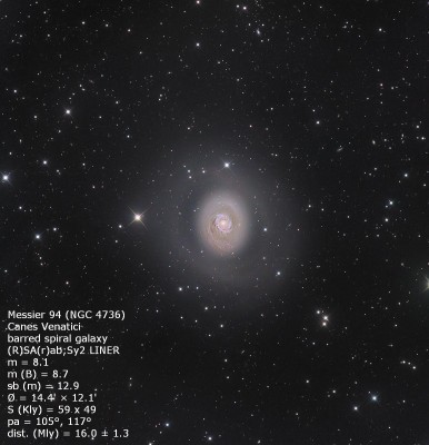 Messier 94 (NGC 4736) _ Canes Venatici _ 13 - 21 04 2015 _ Nicolas Outters (France) _ 2.JPG