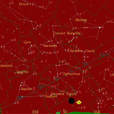 Mercury & K° _ 28 12 2016 _ 05 55 UTC + 3 мск _ Москва _ azimuth 129° _ Alt 0.09° _ поле 90°.gif