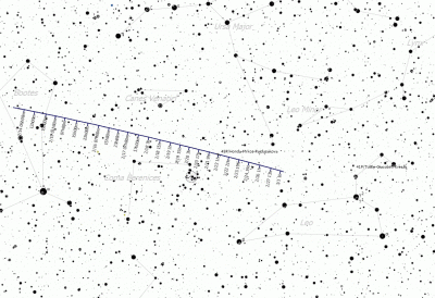 45P Honda-Mrkos-Pajdusakova (P1948 X1, P1954 C1) _ карта движения кометы в феврале 2017 года _ 2.gif