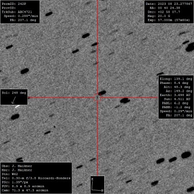 242P Spahr (P1998 U4, P2010 P3) _ 23.277867 UTC 08 2023 _ John J. Maikner (W62) _ 1.jpg