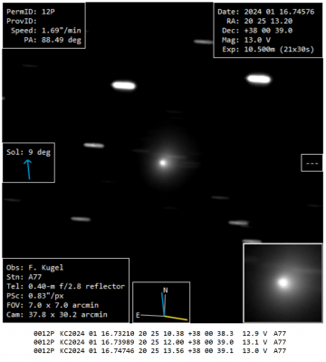 Outburst ↑ _ №10 _ 12P Pons-Brooks (P1812 O1, P1883 R1, P1953 M1) & 12P-A = A fragment _ 17 34 UT _ 16 01 2024 _ François Kugel (A77) _ 1.png