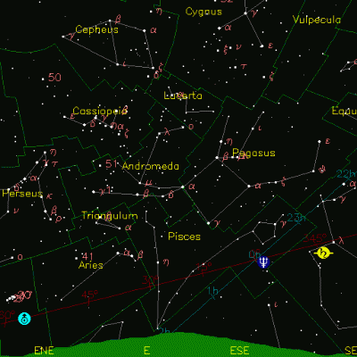 Uranus (↑ 5.7m.) & Neptune (↔ 7.79m.) _ 28 09 2024 _ 17 20 UTC + 3 мск _ Москва _ azimuth 98° (center) _ Alt. U 5.616° & N 17.952° _ Elong. (W) U 129.1° & (Е) N 172.1° _ поле 90°.gif