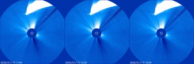 ⚠️ ☄ _ C2024 G3 (ATLAS) _ CK24G030 _ A115IQO object → LASCO C3 SOHO transit _ 11 — 15 01 2025 _ 13 01 2025 _ A.jpg